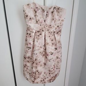 Lauren Conrad Strapless Floral Runway dress